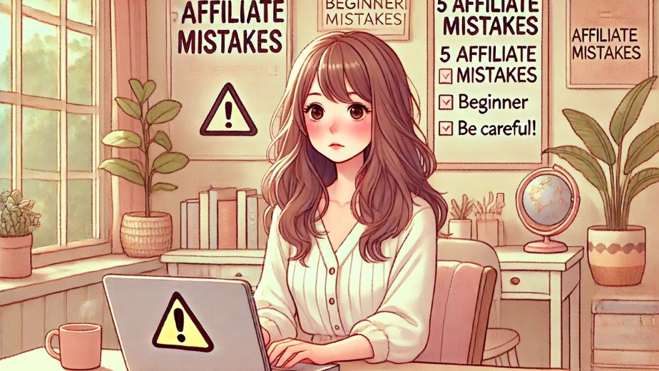 【危険】アフィリエイト初心者がやりがちな5つの失敗とは？