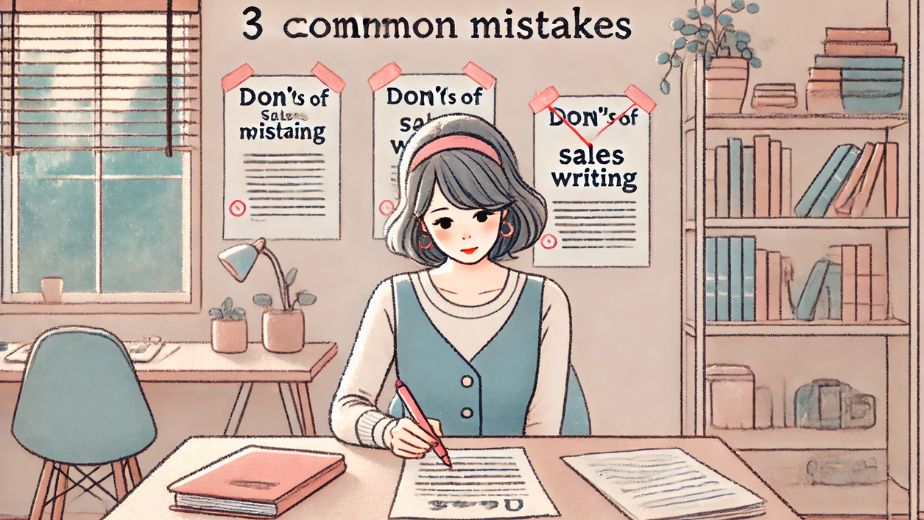 5. セールスライティングの注意点！やってはいけない3つのポイント