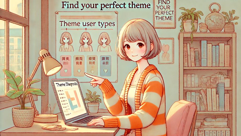 6.【どのテーマを選ぶべき？】タイプ別おすすめテーマ診断！