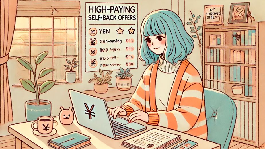 主婦におすすめ！高単価なセルフバック案件一覧